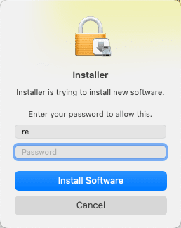 Confirm installation