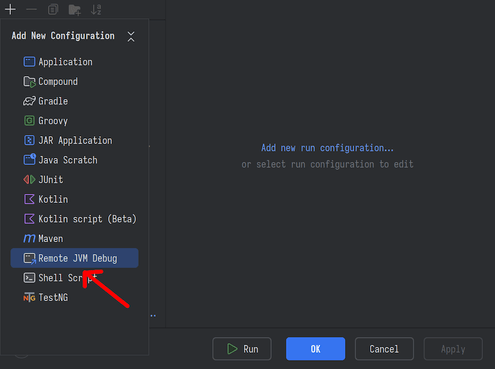 intellij add config remote jvm