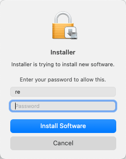 Confirm installation