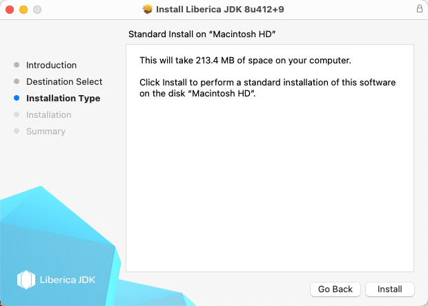 Liberica JDK 8u412+9 Install Guide