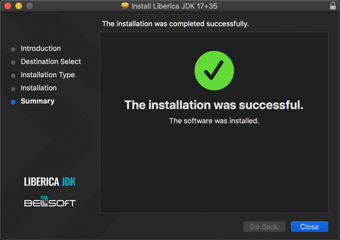 Install in Progress screen